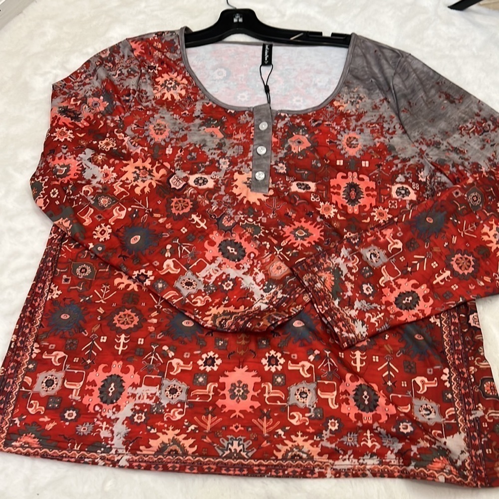 JUST Fashion Now long sleeve shirt NWT size XL - Picture 6 of 7